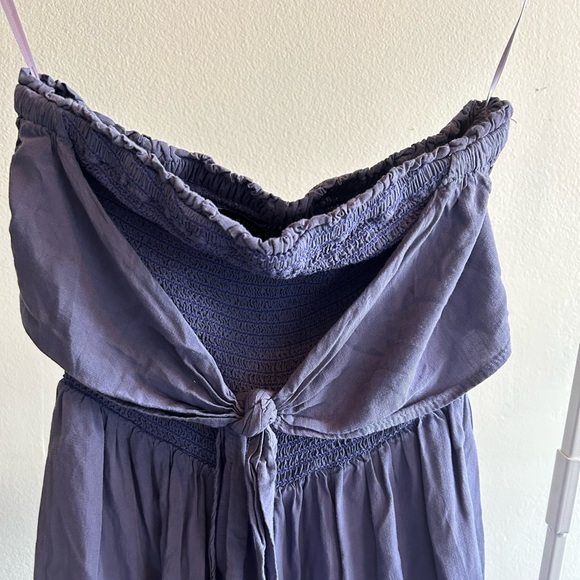Ella blue front toe romper - Picture 3 of 4